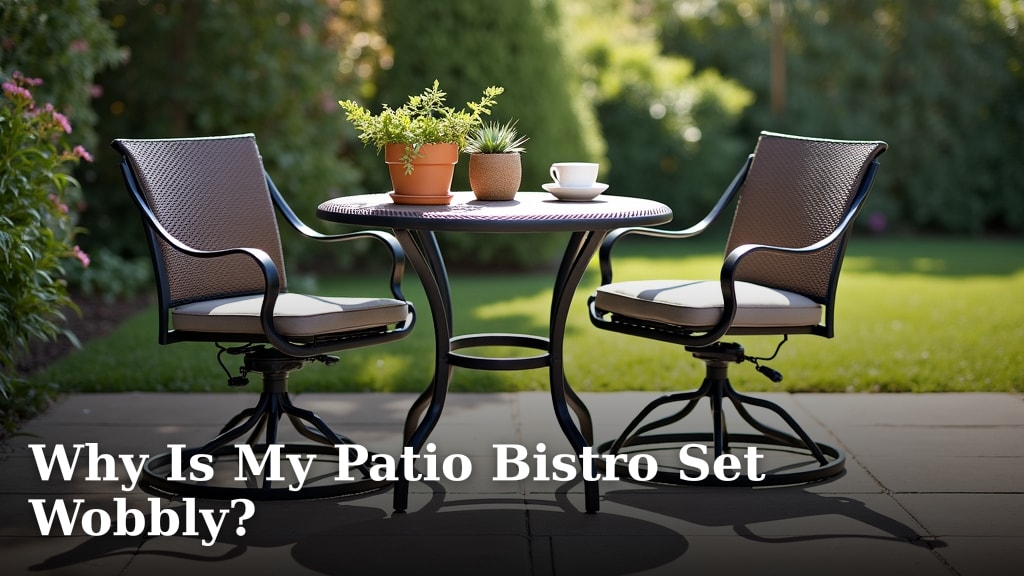 Why Is My Patio Bistro Set Wobbly?