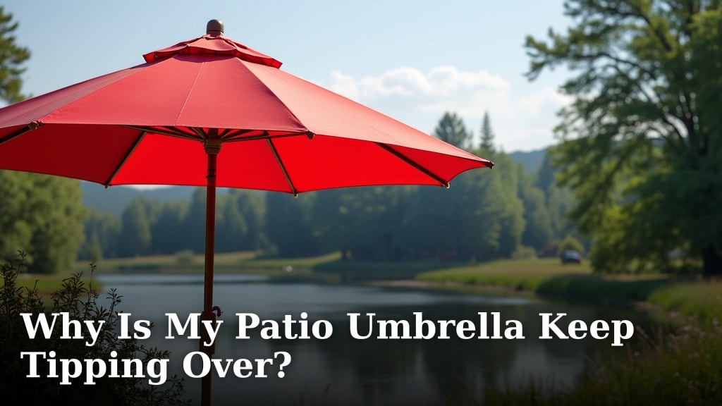 Why Is My Patio Umbrella Keep Tipping Over?