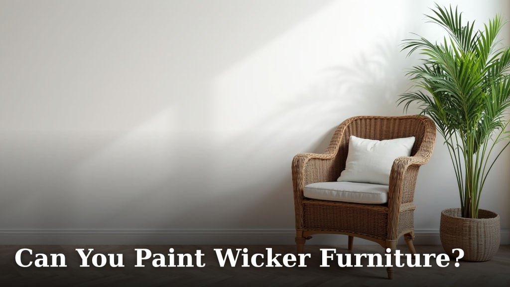 Can You Paint Wicker Furniture?