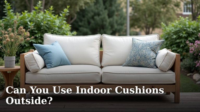 Can You Use Indoor Cushions Outside?