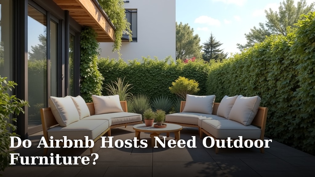 Do Airbnb Hosts Need Outdoor Furniture?