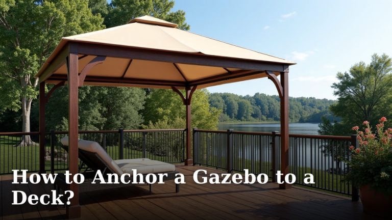 How to Anchor a Gazebo to a Deck?
