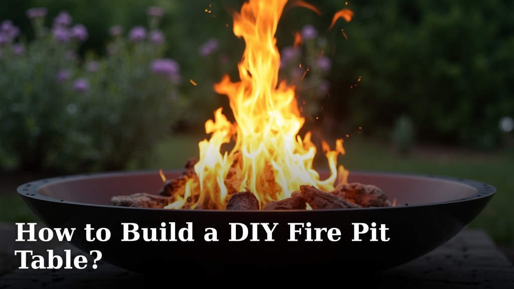 How to Build a DIY Fire Pit Table?