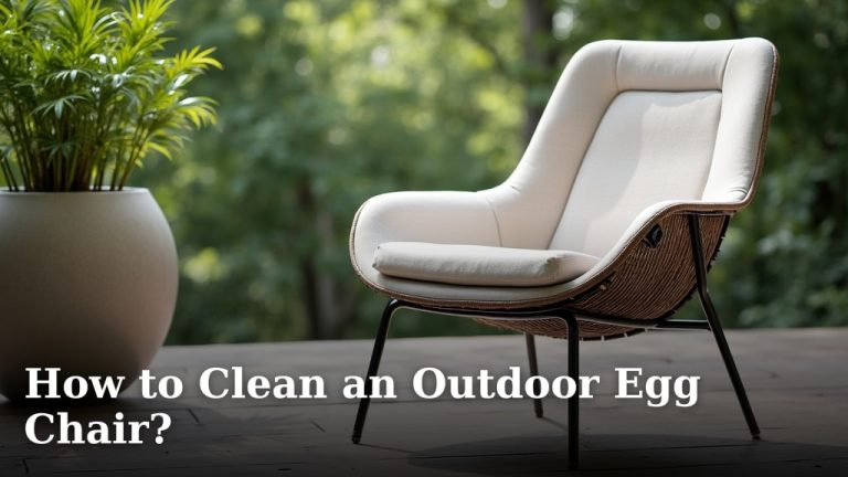 How to Clean an Outdoor Egg Chair?
