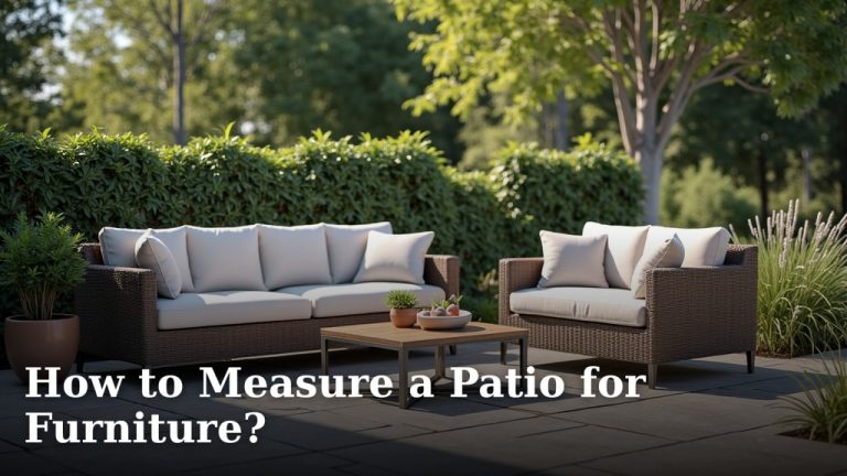 How to Measure a Patio for Furniture?