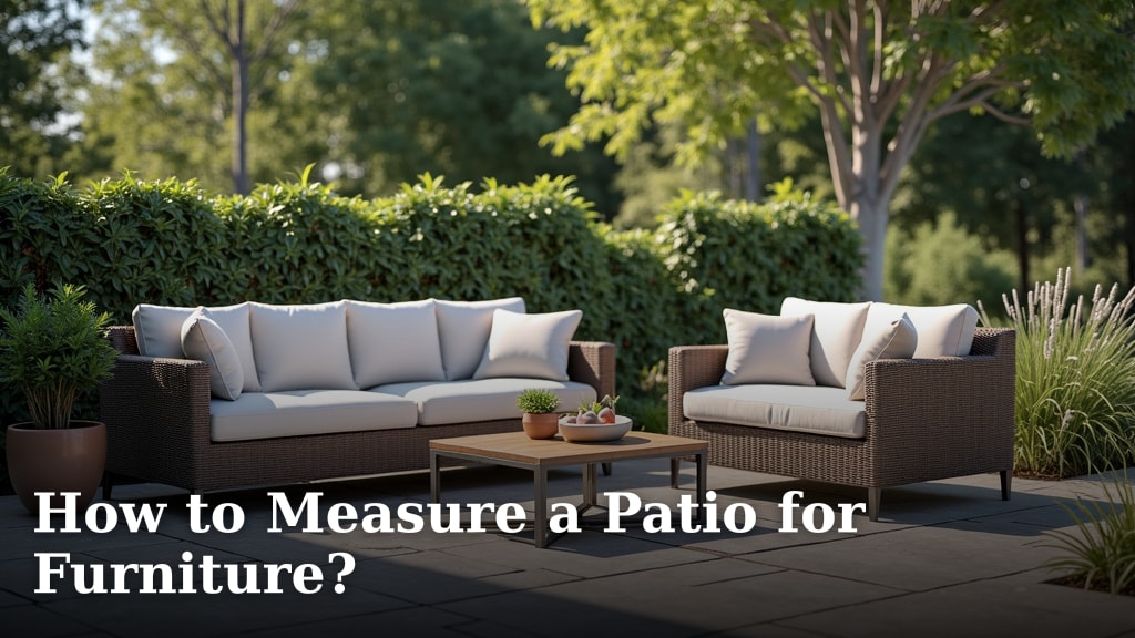 How to Measure a Patio for Furniture?