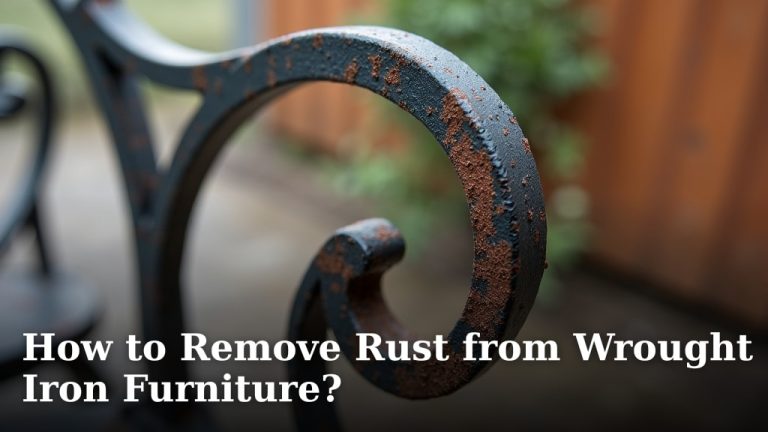 How to Remove Rust from Wrought Iron Furniture?