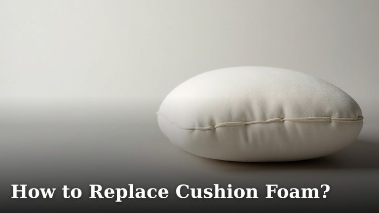 How to Replace Cushion Foam?