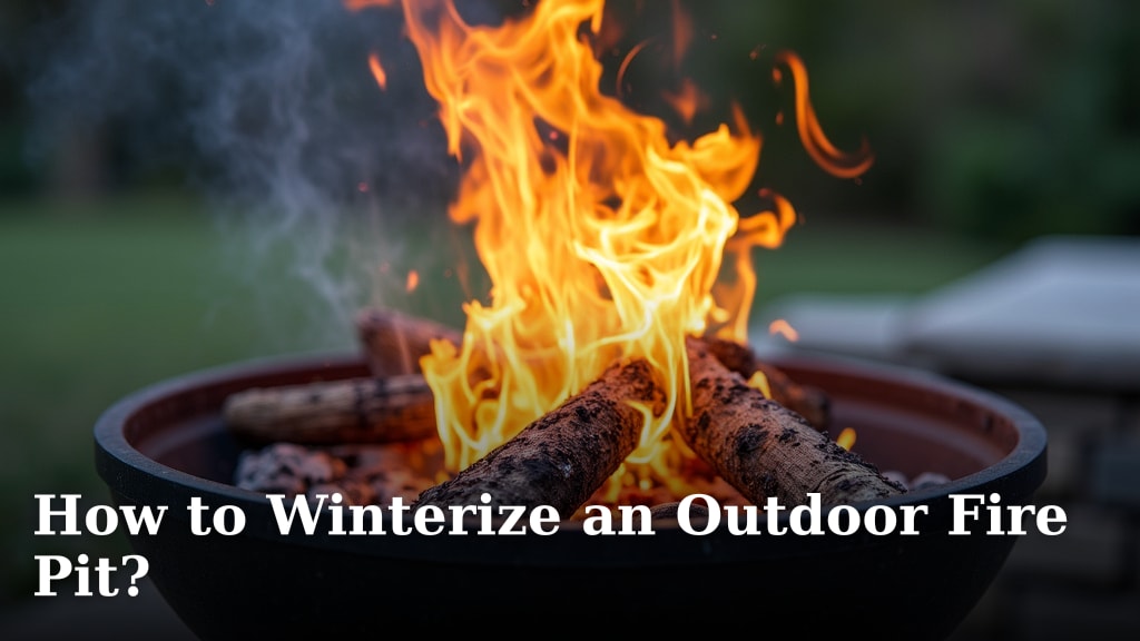 How to Winterize an Outdoor Fire Pit?