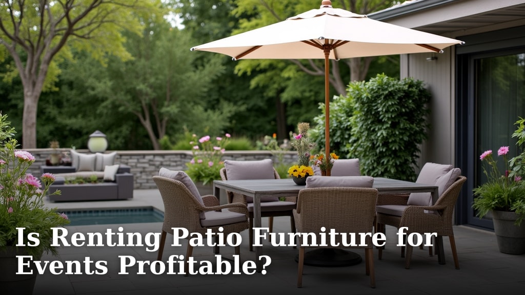 Is Renting Patio Furniture for Events Profitable?