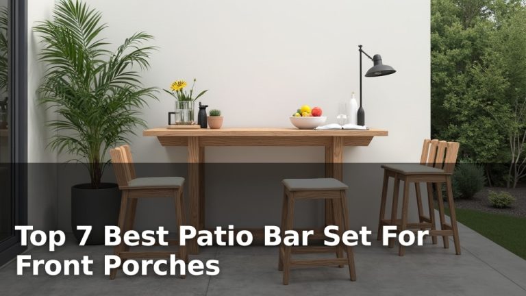 Top 7 Best Patio Bar Set For Front Porches