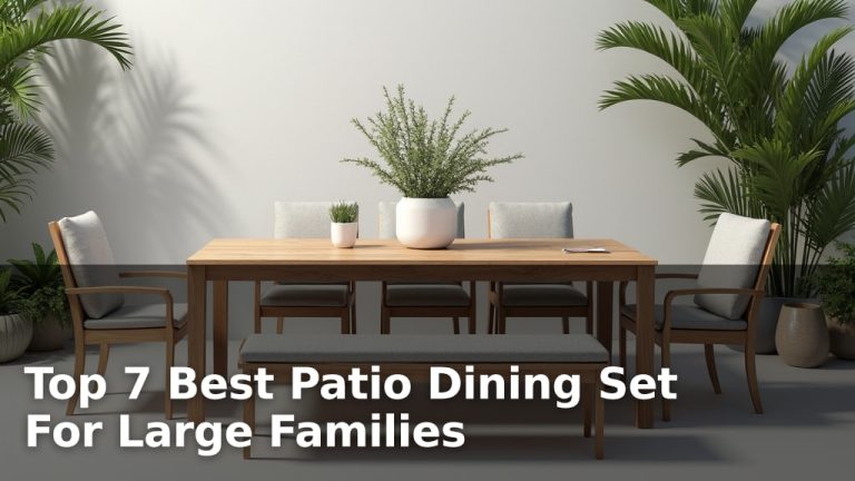 Top 7 Best Patio Dining Set For Large Families