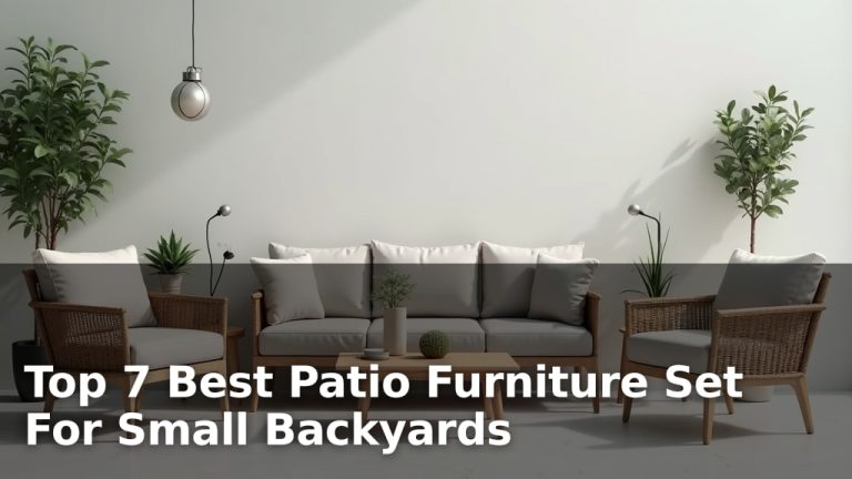 Top 7 Best Patio Furniture Set For Small Backyards