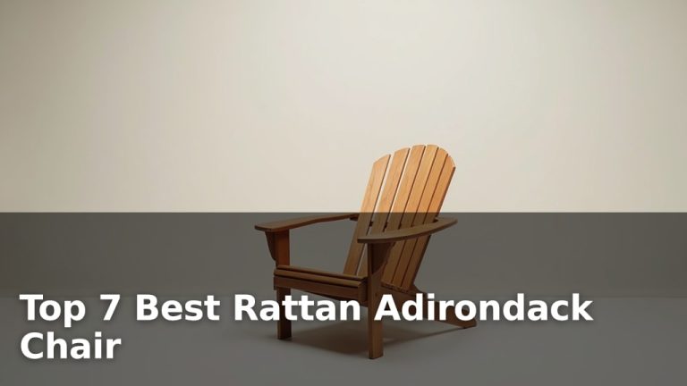 Top 7 Best Rattan Adirondack Chair