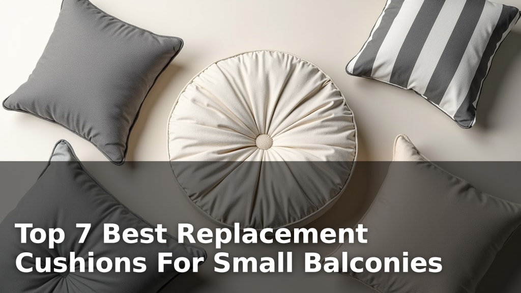 Top 7 Best Replacement Cushions For Small Balconies