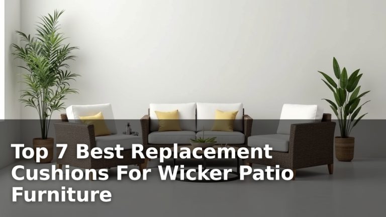 Top 7 Best Replacement Cushions For Wicker Patio Furniture