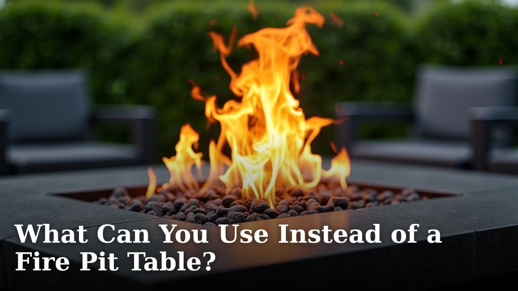 What Can You Use Instead of a Fire Pit Table?