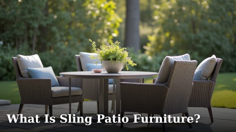What Is Sling Patio Furniture?