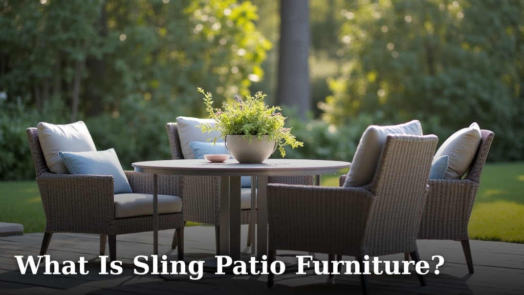 What Is Sling Patio Furniture?